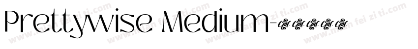 Prettywise Medium字体转换